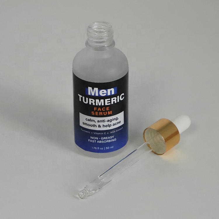 Private Label OEM Natural Men Skincare Kit Facial Cleansing Moisturizing Anti Acne Organic Turmeric Men's Skin Care Set