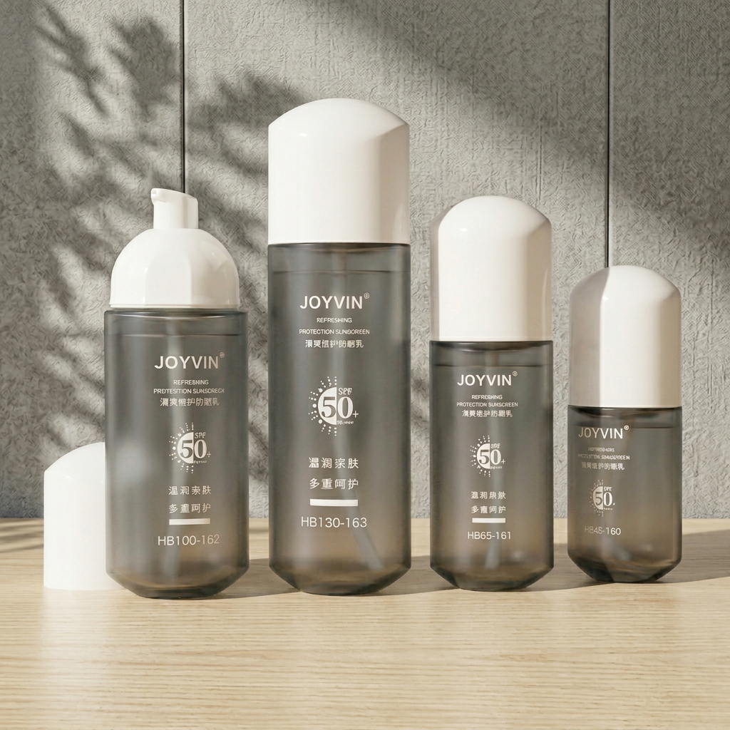 Premium Matte PETG Plastic Skincare Bottle Set Empty Toner Lotion Custom Printed Luxury Skincare Premium Lotion Bottle