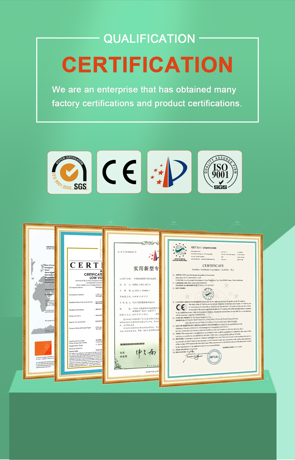 Compliance Quality Certifications