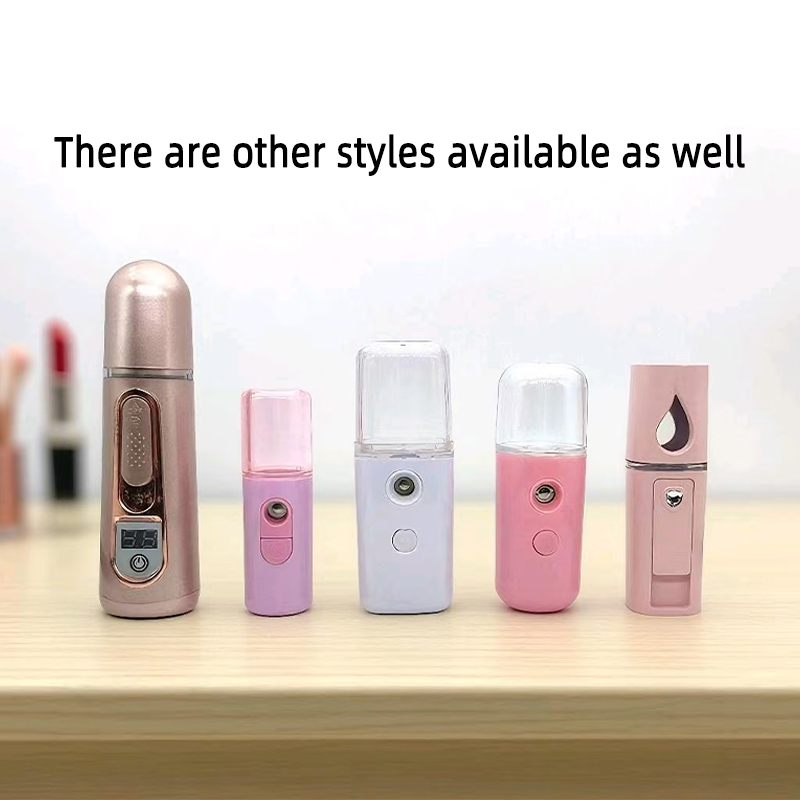 Replenishing Bottle Electric Ion Hydrating Usb Humidifier Face Facial Skin Nano Water Mini Spray Sprayer Portable Mist Steamer