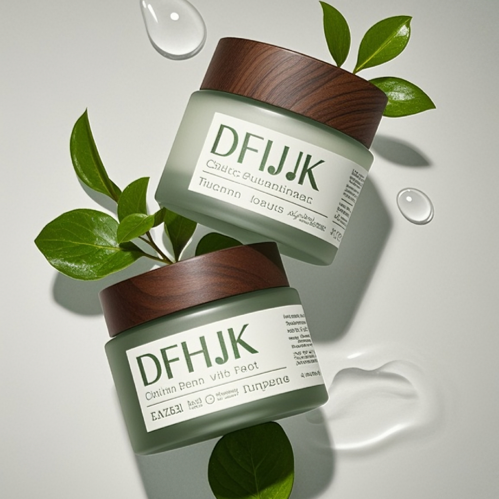 Eco Friendly Customize Manufacturer Frosted Green Nourishing Scrub Skincare Body Cream Cosmetics Packaging Portable 30g 50g 100g