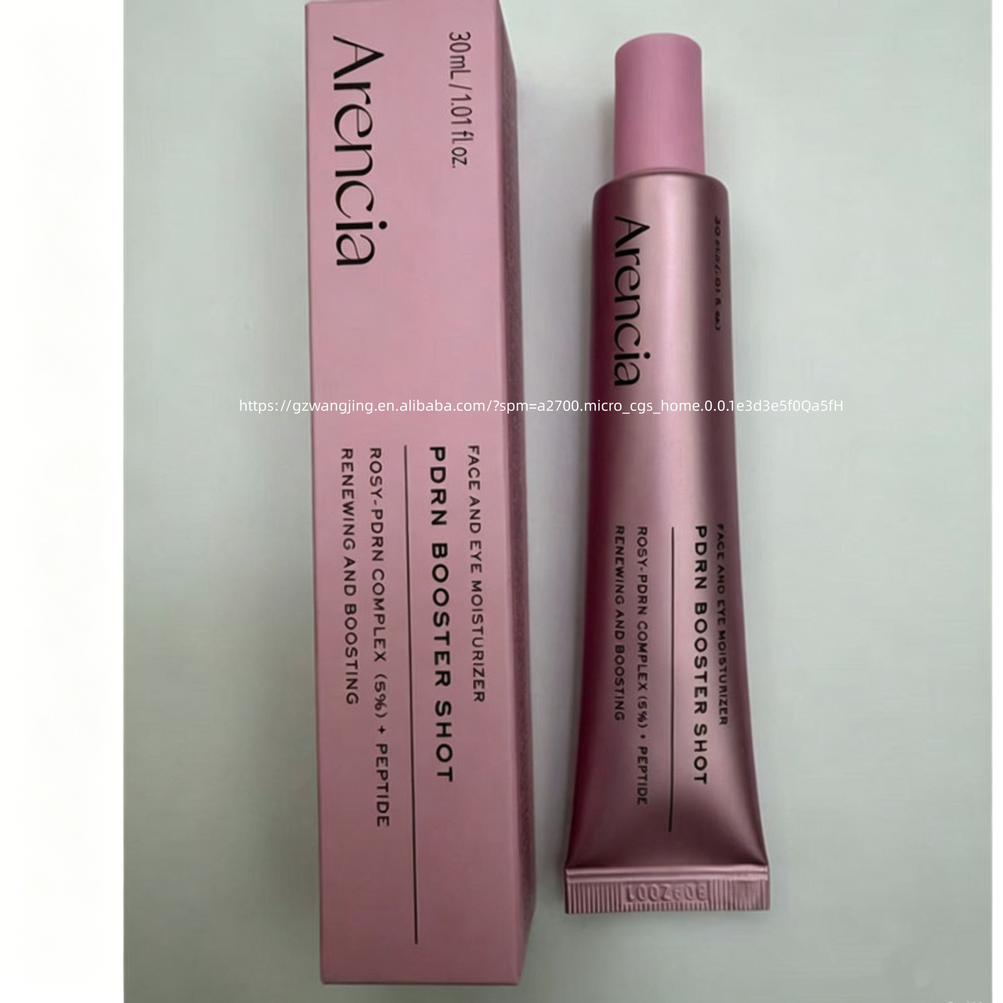 Private Label PDRN Face and Eye Cream with 5% Rosy-PDRN Complex and Peptide Renewing Moisturizing Skin Booster