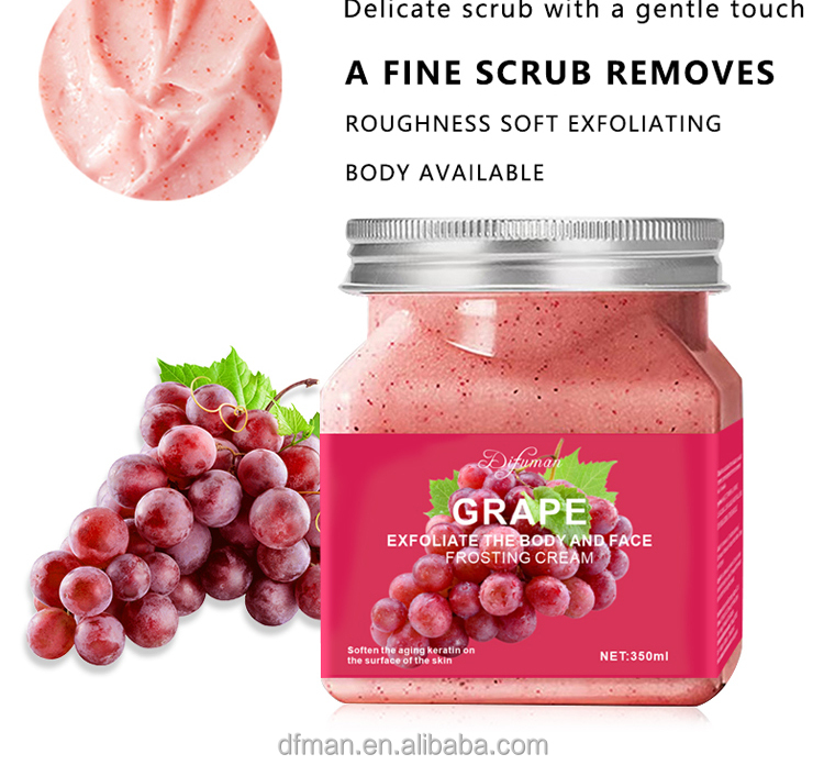 Customizable Aloe Vera & Strawberry Body Facial Scrub