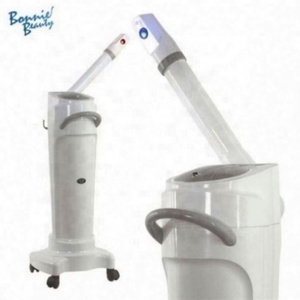 Hot Selling High Quality Facial Steamer Pore Cleaner with Cold/Hot Steam UK/US Plug Red &amp; Blue Light for Commercial Use