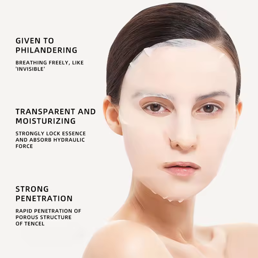 OEM Direct Manufacturer Herbal Essence Soft Skin Deep Moisturizing Face Mask Sodium Plant Extracts Whitening Beauty Facial Mask