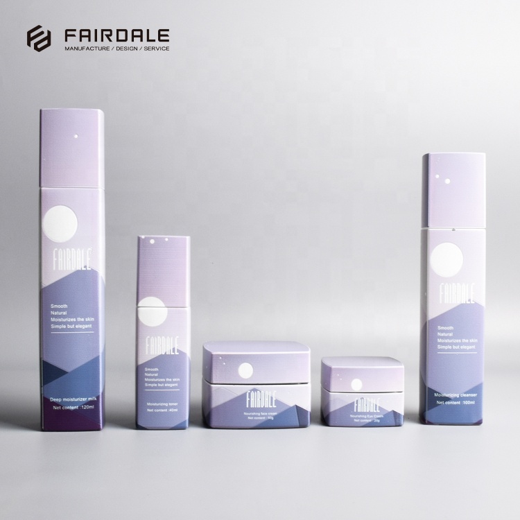 New Design Wholesale Custom Luxury 30g 50g 40ml 100ml 120ml Cosmetics Packaging Face Cream Serum Skincare Cosmetic Bottle Sets