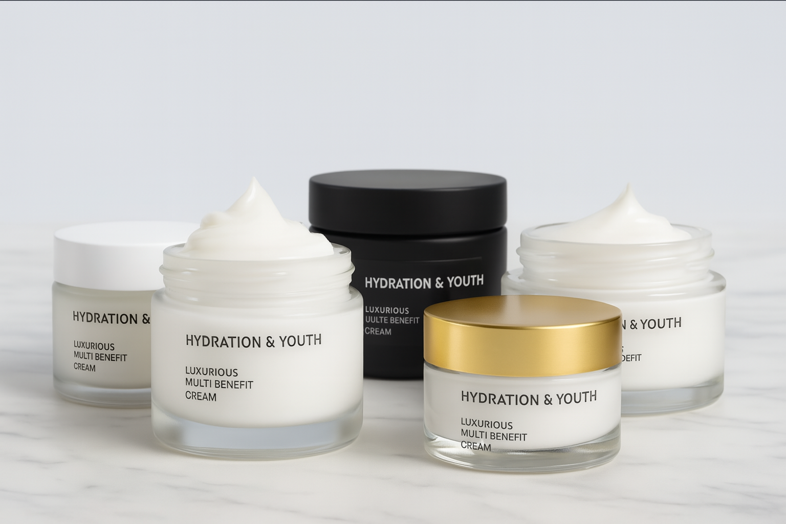 50ml Hyaluronic Acid And Vitamin C Face Cream Anti-Aging Moisturizer For Women, Day And Night Hydration