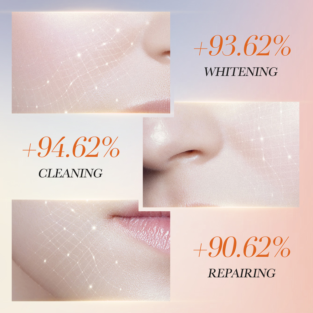 SADOER OEM Private Label Multi-Effect Repair Beauty Kit Korea Whitening Brightening Vitamin C Skin Care Set