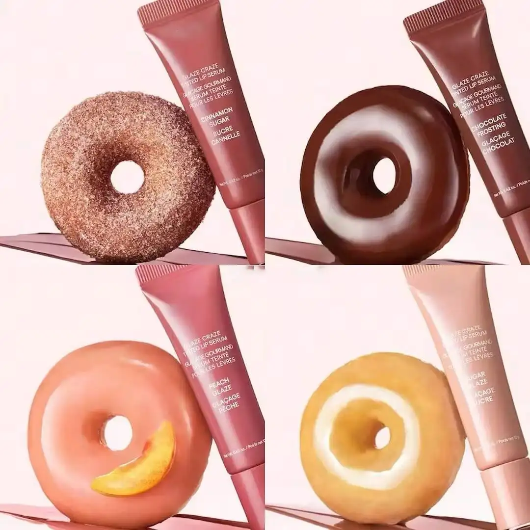 Wholesale Private Label Hydrating Lip Balm Squeeze Tube Packaging Vegan Lipgloss Wholesale Bulk Peptide Lip Tints Lip Balm