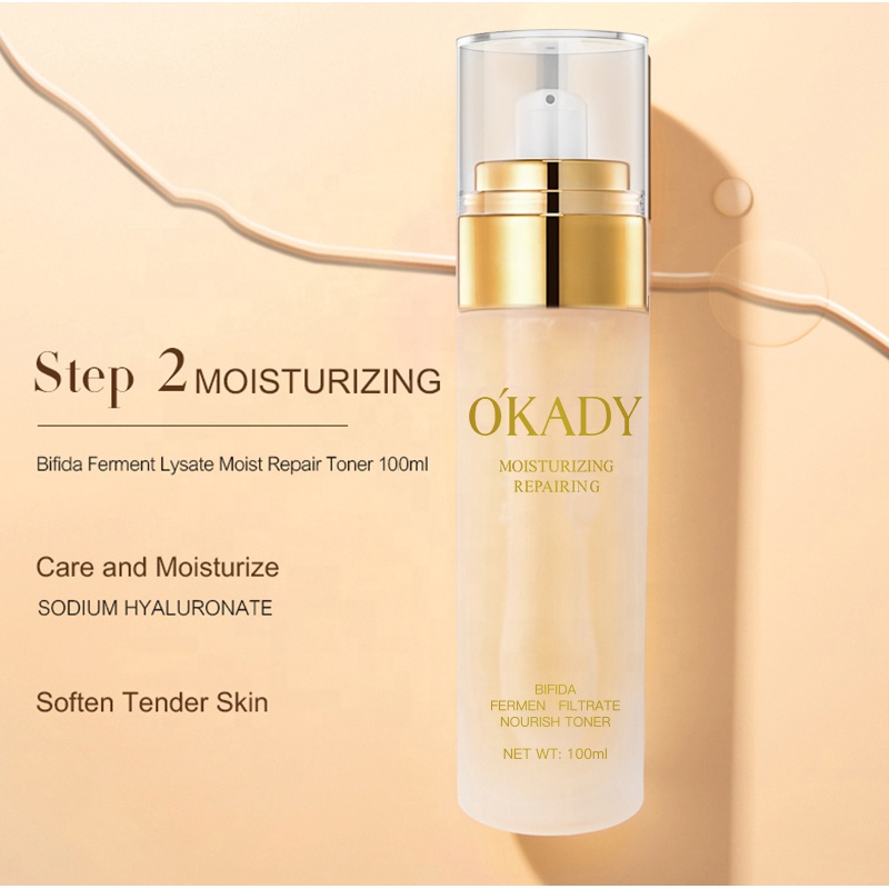 O'KADY 6pcs Bifida Ferment Repair Skincare Set Nourishing Hydrating Facial Kit Strengthen Barrier Revitalize Skin OEM Face