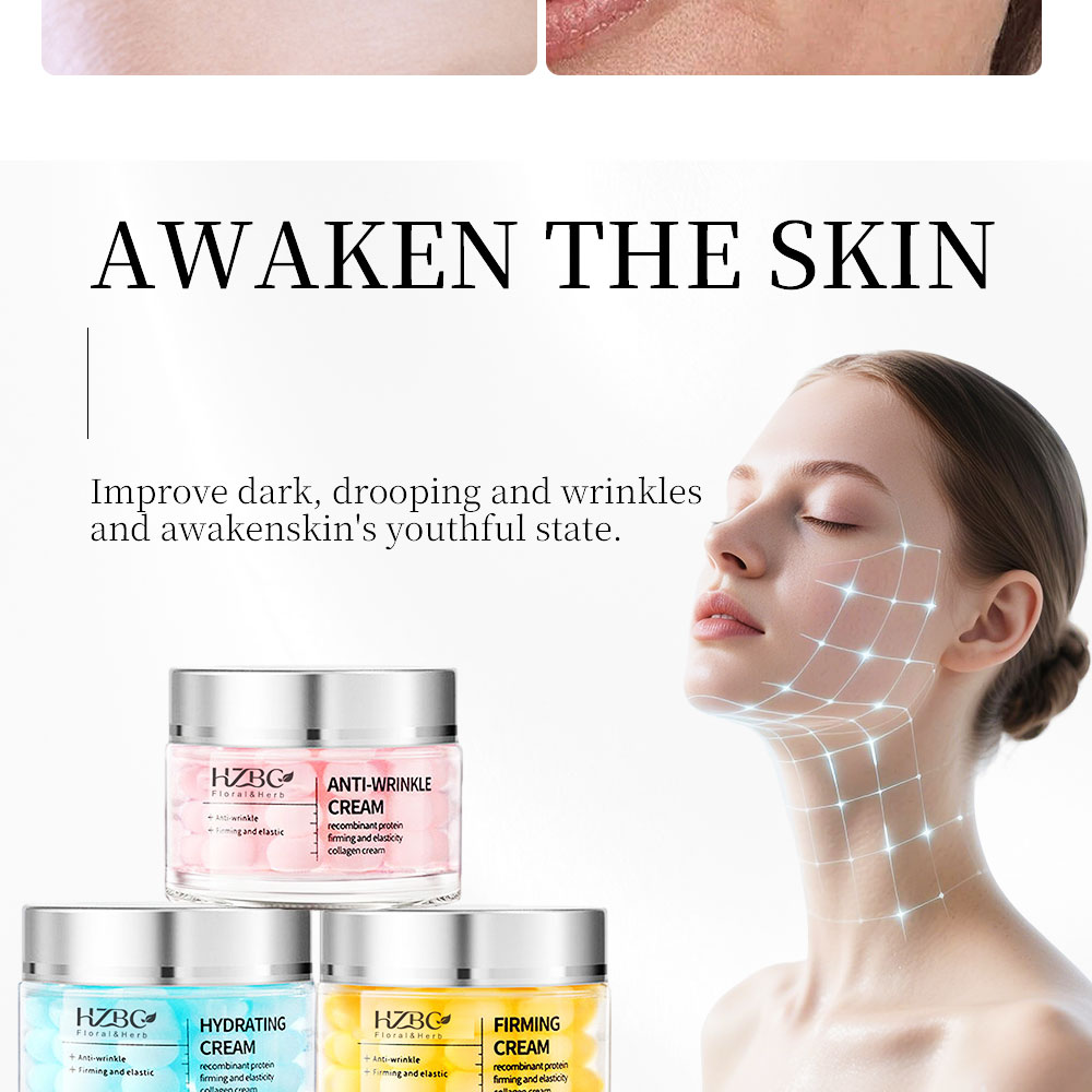 Custom Face Cream Set Anti-wrinkle Whitening Firming Collagen Niacinamide Anti-Aging Uneven Skin Tone Glow Hydration Unisex