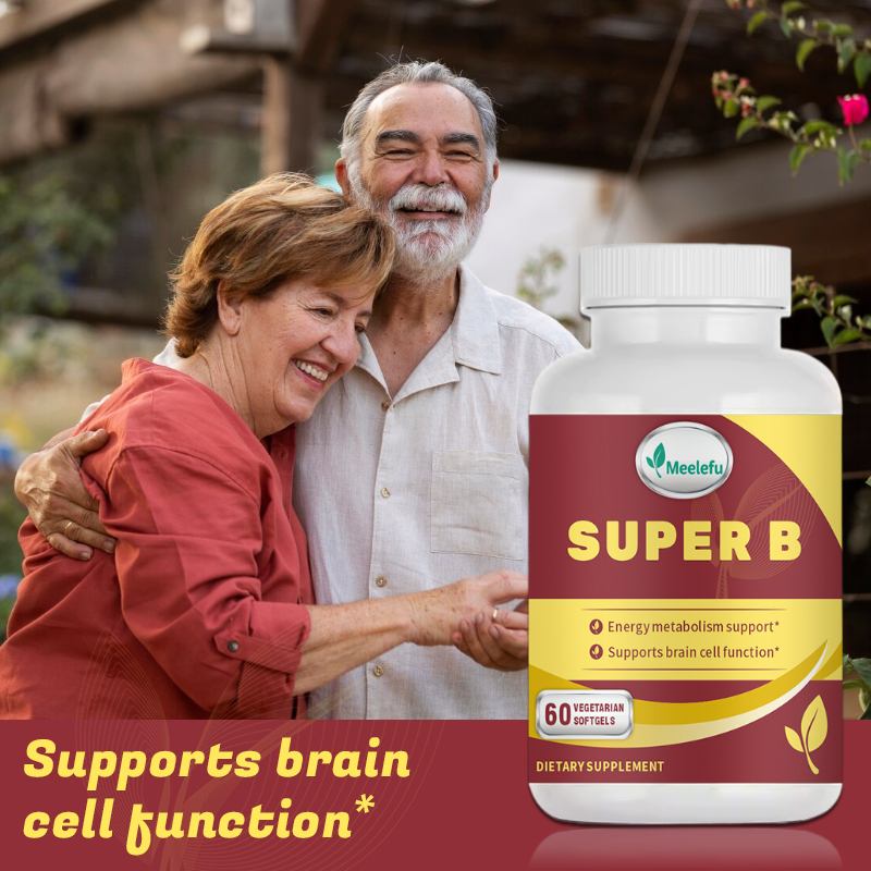 OEM Vitamin B Complex Capsules Health Supplement for Adults with Beauty Benefits-Private Label