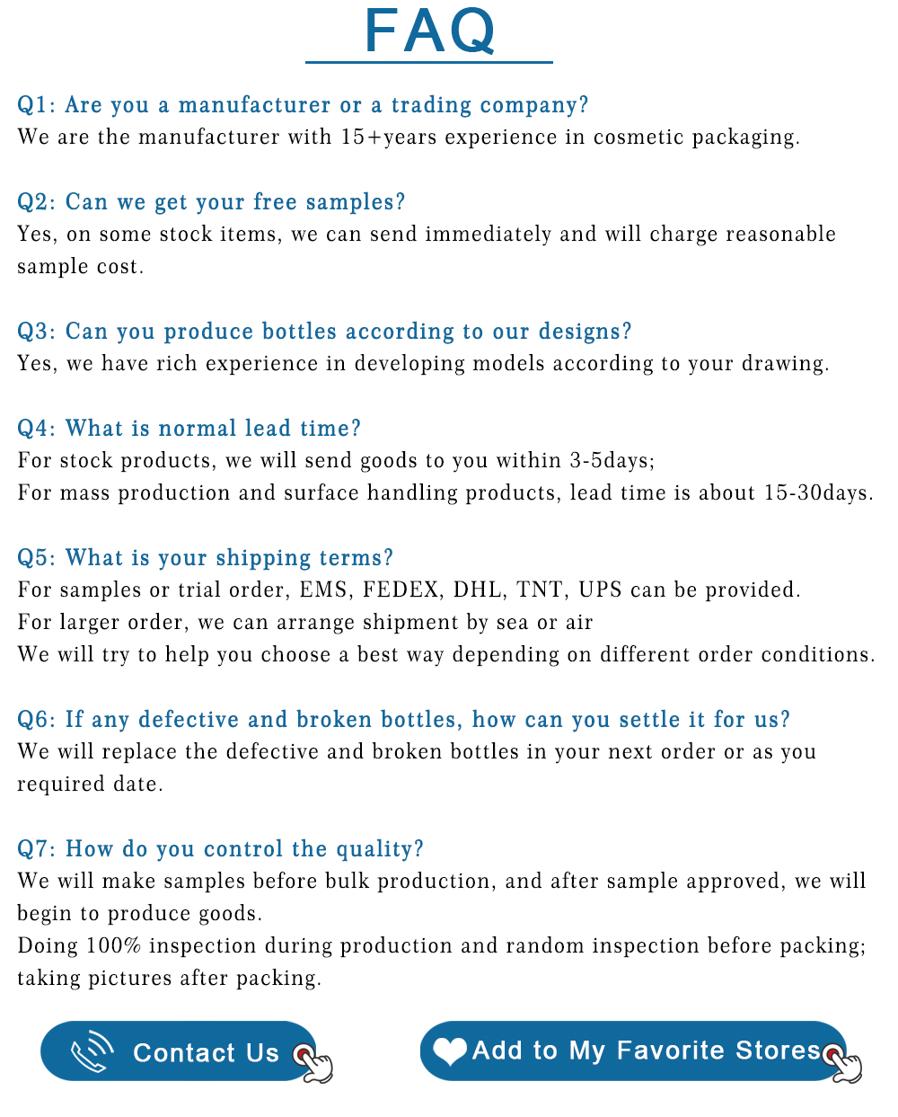 FAQ Overview 1