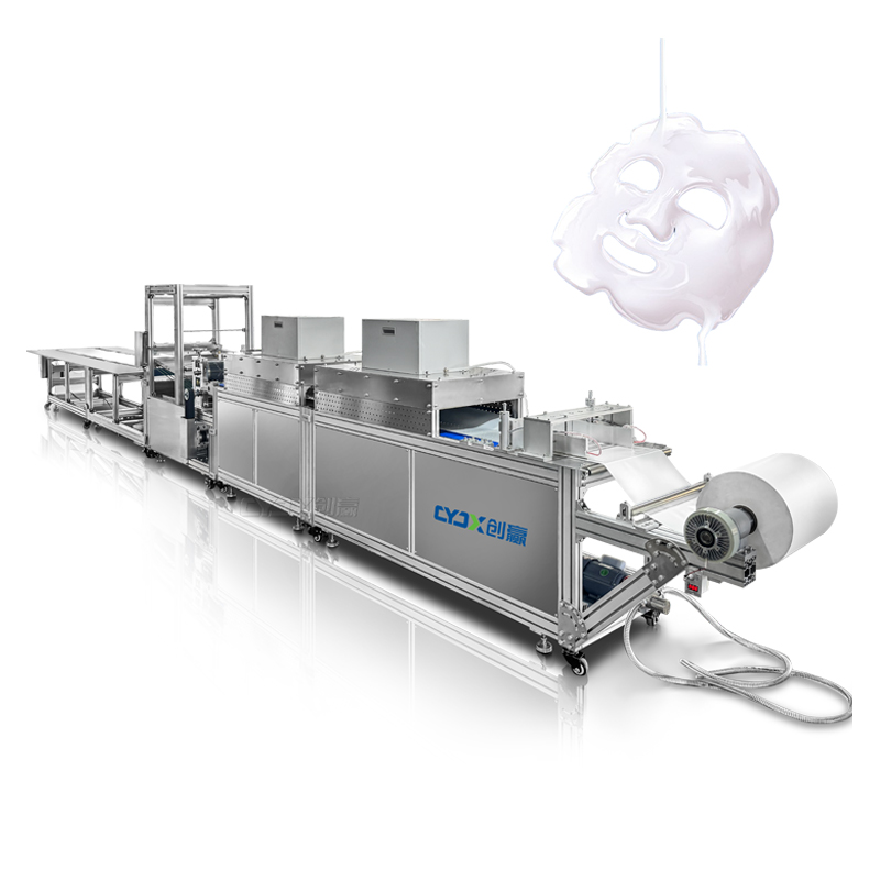 CYJX Automatic Hydrogel Facial Mask Production Machine for Skin Care for Cosmetic Manufacturing Plant Plastic Packaging Included