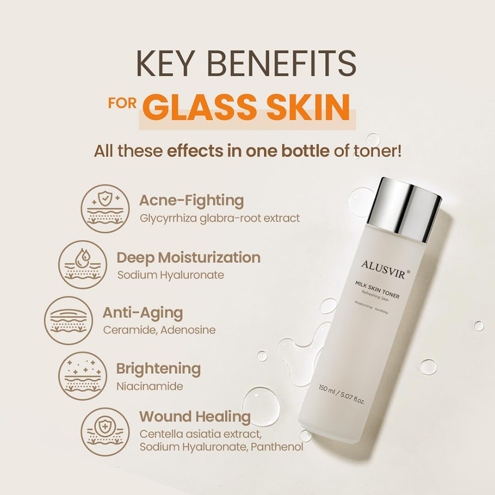 Private Label Natural Skincare Products Skin Care Brightening Anti Aging Moisturizing Rice Milky Face Toner Water Manufacturer