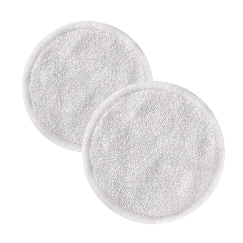 Eco-friendly 8cm Round Bamboo Terry Makeup Remover Pads Soft Reusable Cosmetic Cotton Pads Manufacturers