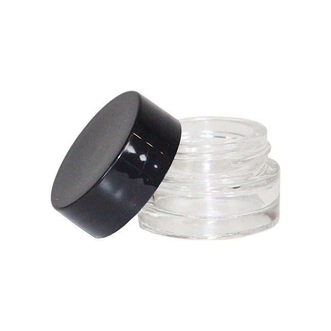 Manufacturer 5ml 7ml 9ml Child Proof Square Round Jar Airtight Concentrate Container Glass Cr Lids Jars With Stickers