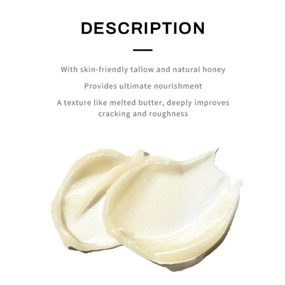 Natural Ingredients Tallow Balm Cream Deep Nourish Lock Moisture Skincare Moisturizer Whipped Tallow Balm for Face
