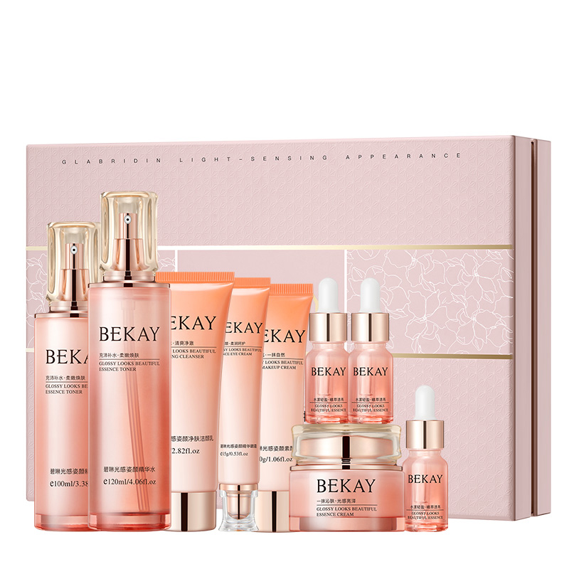 Custom Skincare Formulation Services Firming Anti-wrinkle Anti-aging Nourishing Serum Skin Care Set