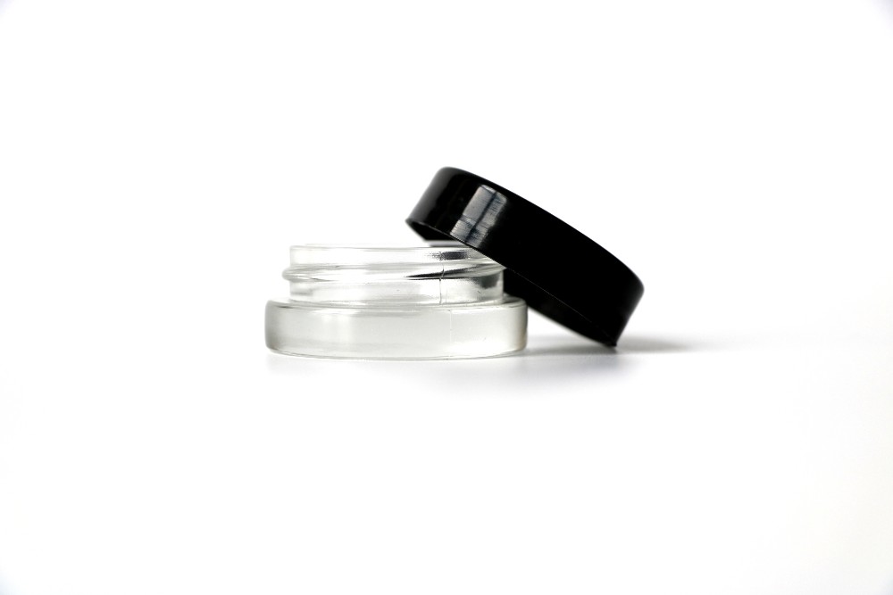 Manufacturer 5ml 7ml 9ml Child Proof Square Round Jar Airtight Concentrate Container Glass Cr Lids Jars With Stickers