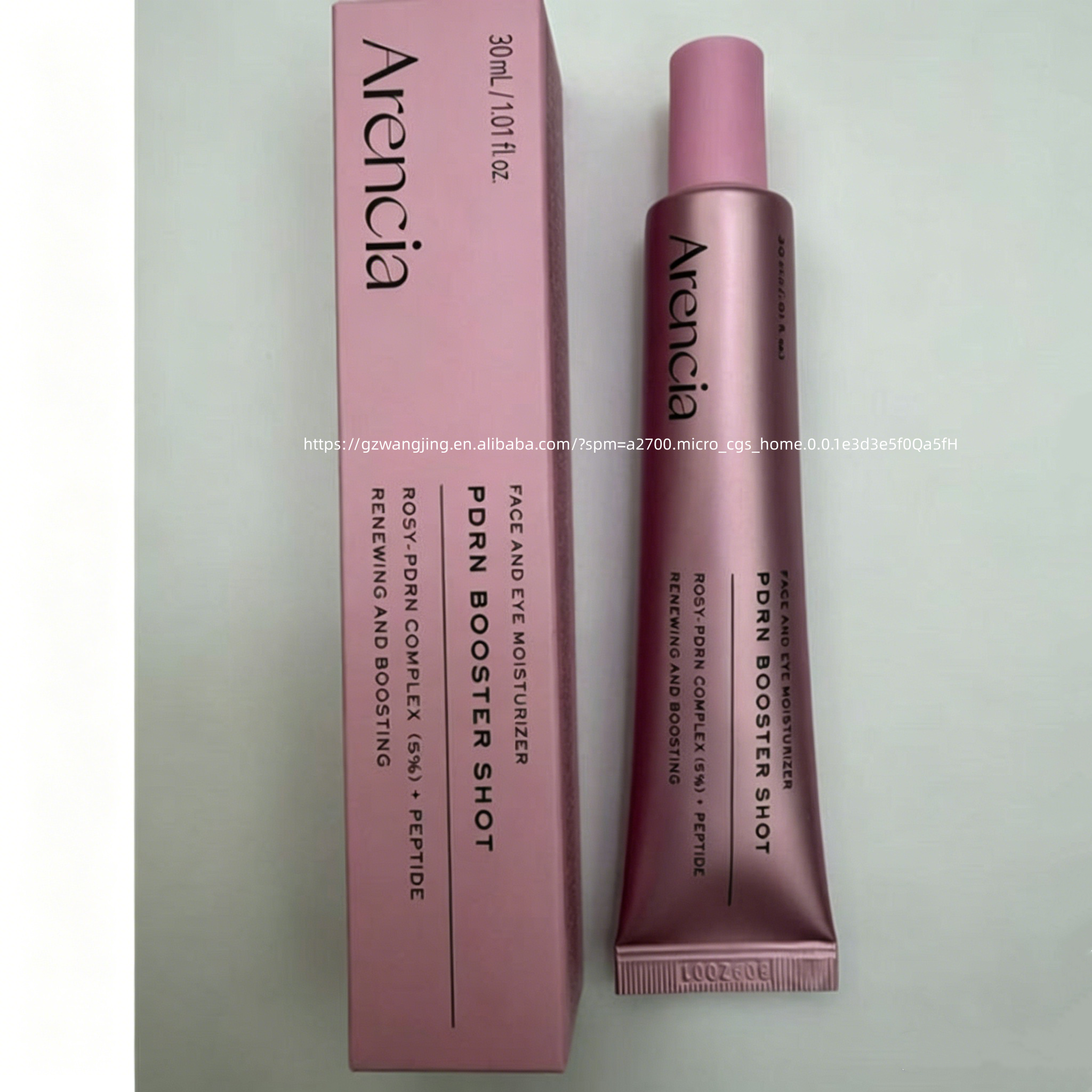 Private Label PDRN Face and Eye Cream with 5% Rosy-PDRN Complex and Peptide Renewing Moisturizing Skin Booster
