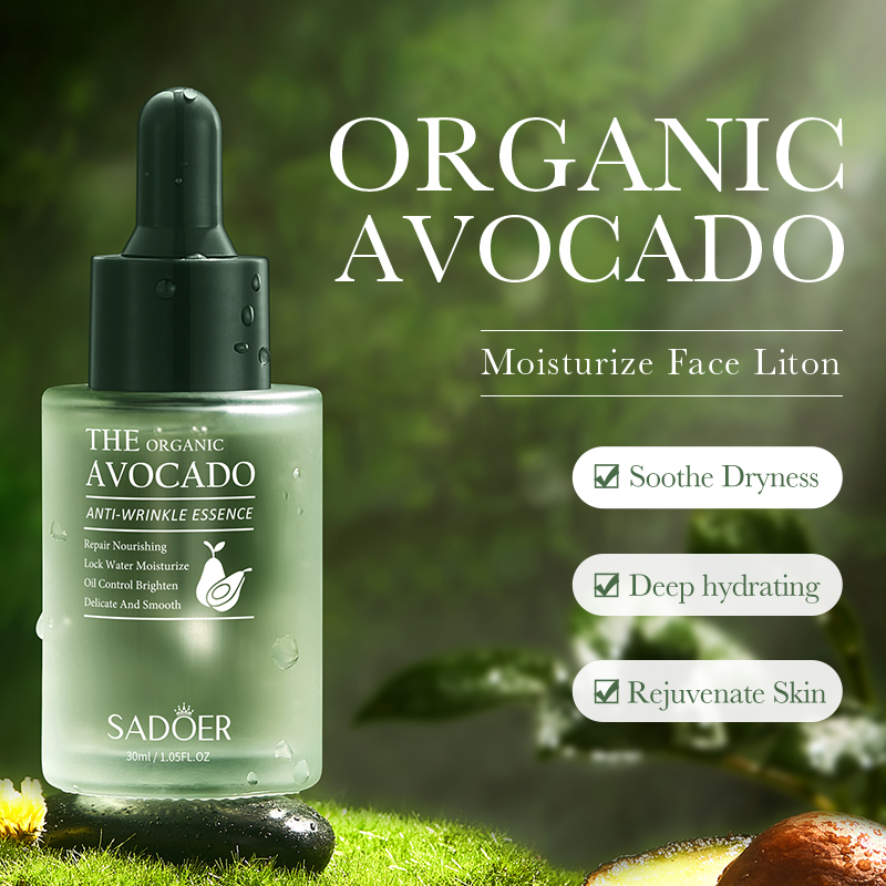 Factory Price Avocado Skin Care Series Facial Serum Toner Face Cream Lotion Body Scrub Brightens Whitening Skin Care Set Beauty
