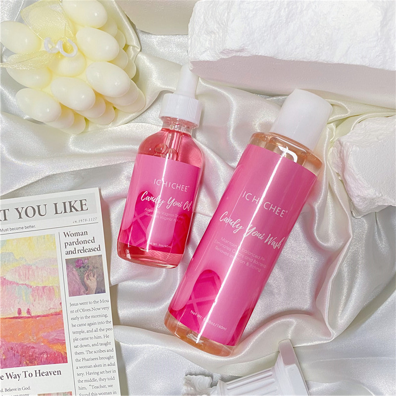 Private Label Most Popular Yoni Gel Product Yoni Watermelon Wash Kit Oil Scrub