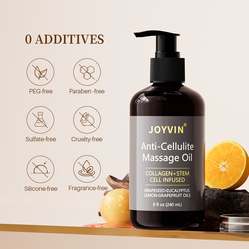 In Stock JOYVIN Aromatherapy Anti-Cellulite Massage Oil | Natural Compound Essential Oil Cruelty-Free For Spa &amp; Home Use