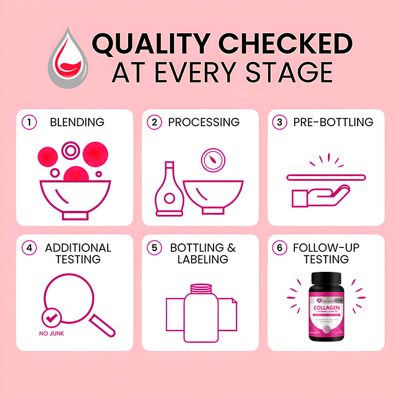Pure Organic Collagen Tablets Hydrolyzed Protein Supplement Daily Wellness Beauty Products Wrinkle Treatment Skin Elasticity