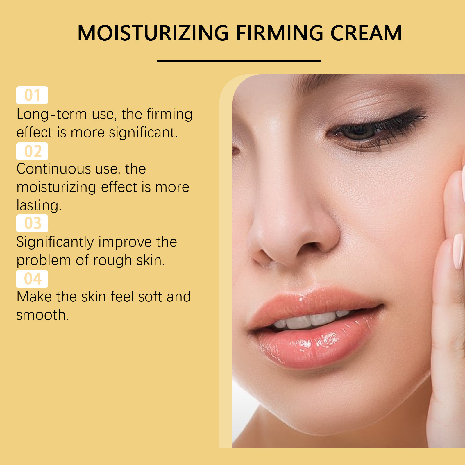 Collagen &amp; Hyaluronic Acid Facial Cream-Moisturizing Anti-Wrinkle Anti-Aging Lightening &amp; Nourishing Formula For Even Skin Tone