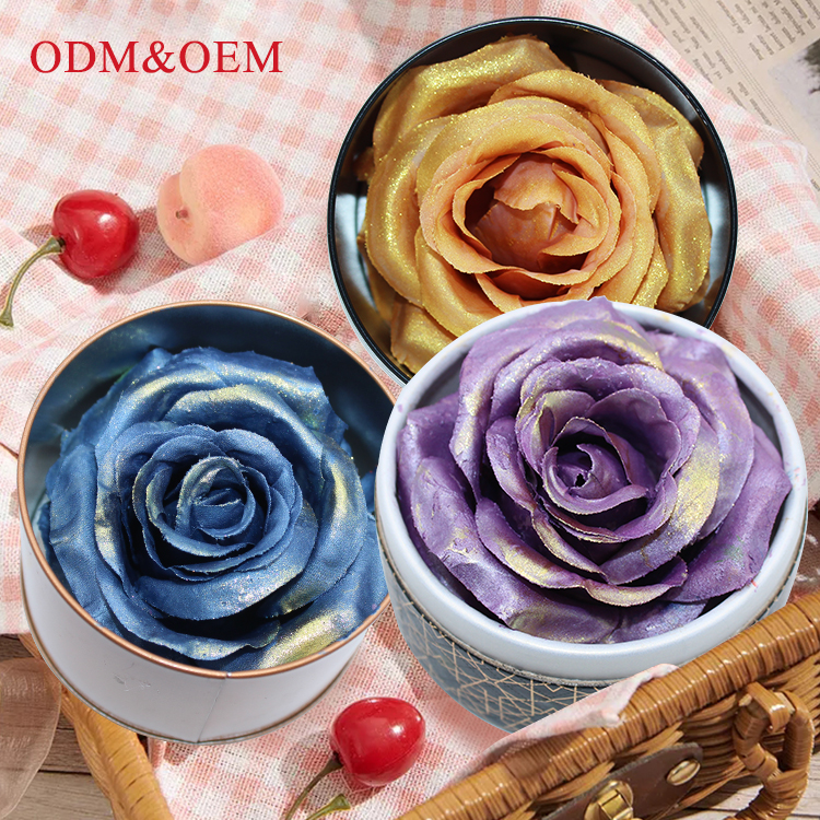 OEM ODM Face Highlighter Bronzer Blusher Private Label Check Contour Flower Petals 3D Rose Blush