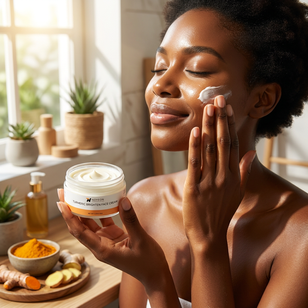Private Label Turmeric Skincare Set Manufacturer Custom Brightening Anti Aging Face Body Lotion Wholesale Factory