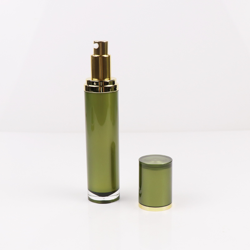 Luxury Eco-friendly 30ml 50ml Cosmetic Packaging Set Green Skincare Cream/lotion Bottle with Press Pump