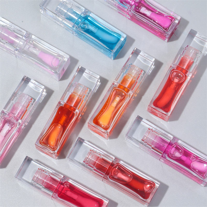Cosmetic Makeup Moisturizing Mineral Liquid Lip Glow Oil Hydrating LipTinted Vegan Fruit Private Label Lip Oil 10 Colors ODM OEM