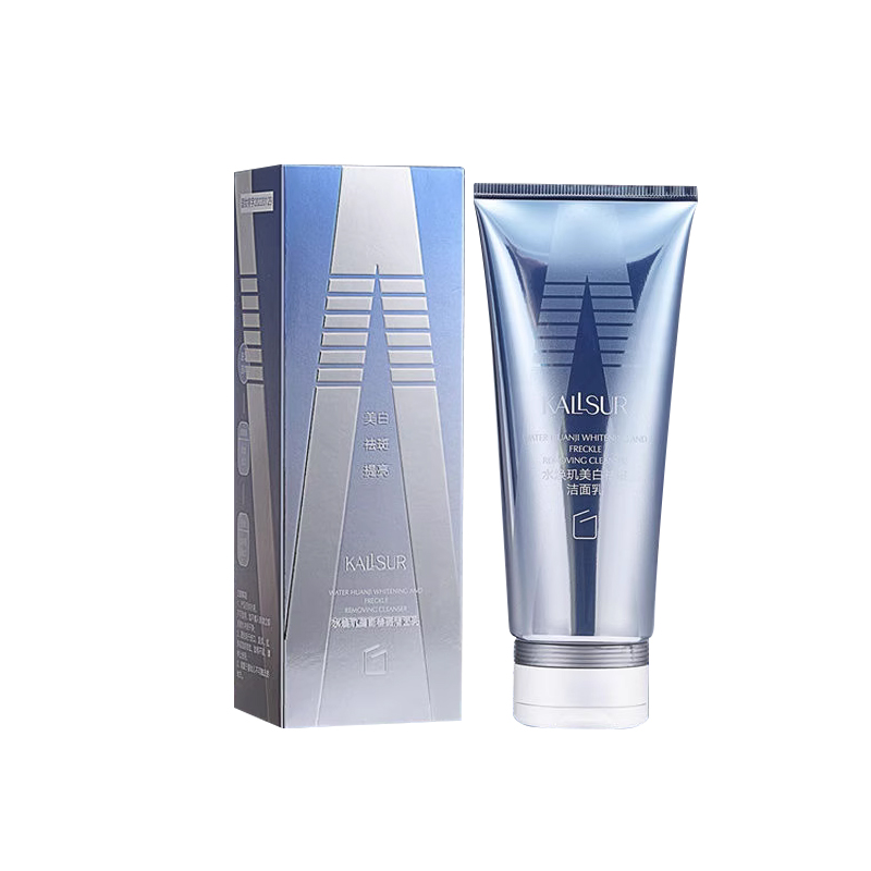 Factory OEM Amino Acid Brightening Liquid Anti Acne Foam Facial Cleanser Smoothing Face Skin Care Face Wash for Women and Men