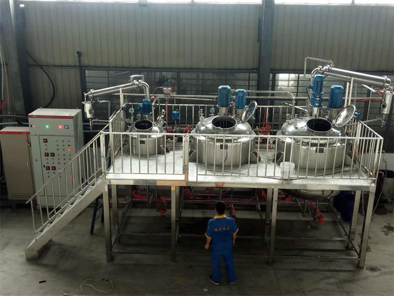 Customized Turnkey Detergent/liquid Soap/shampoo/shower Gel Processing Plant Chemical Liquid Cosmetics Making Production Line