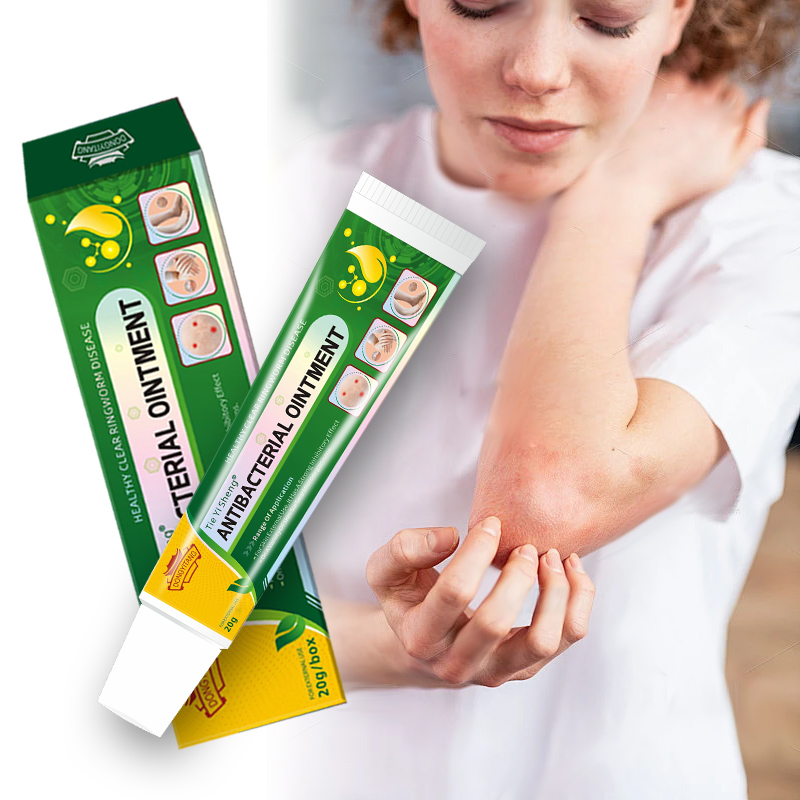 Custom logo Green Herbal Skin Cream Factory Supply Non-irritating Topical Skin Soothing Cream
