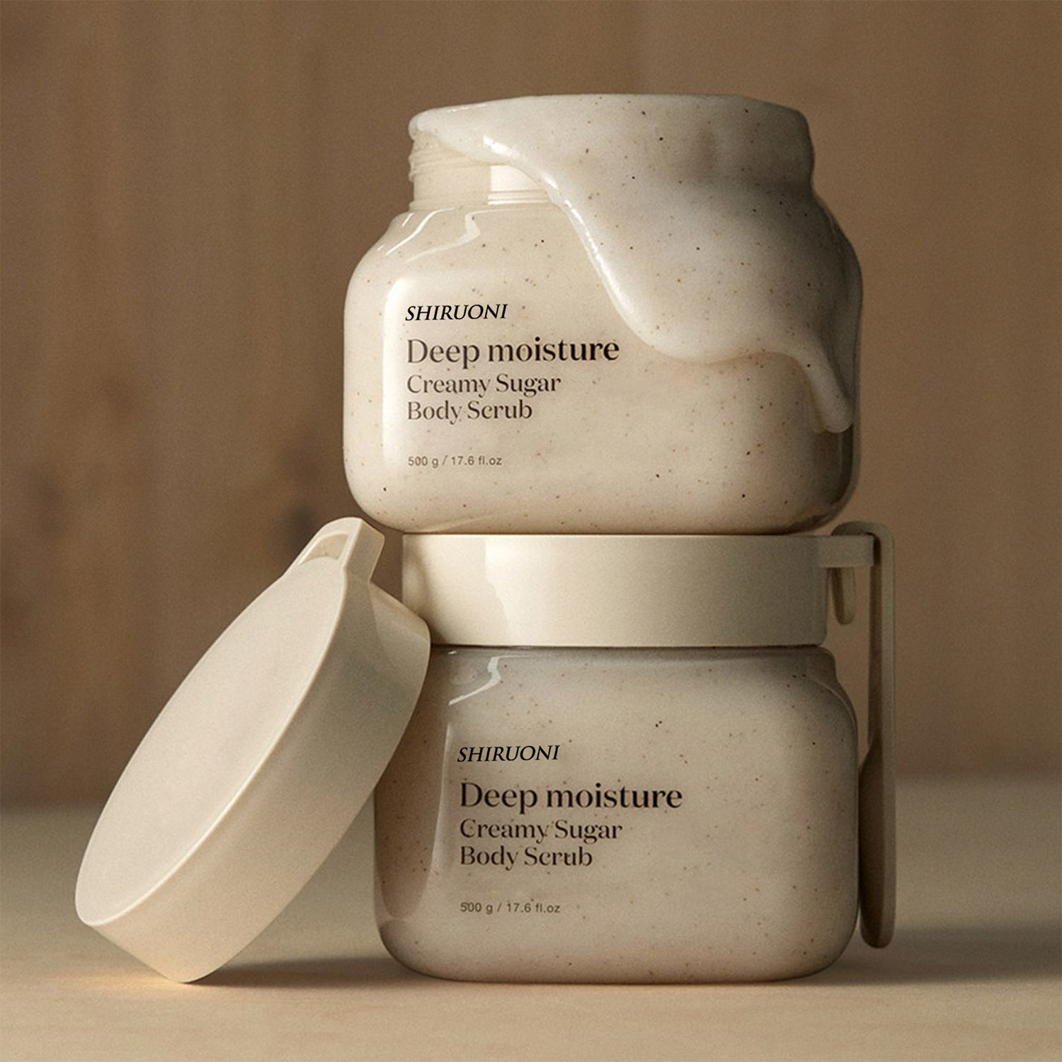 Private Label Body Scrub Gentle Exfoliating Deep Moisture Cleansing Soft Skin Scrub Creamy Sugar Women Man Body Scrub