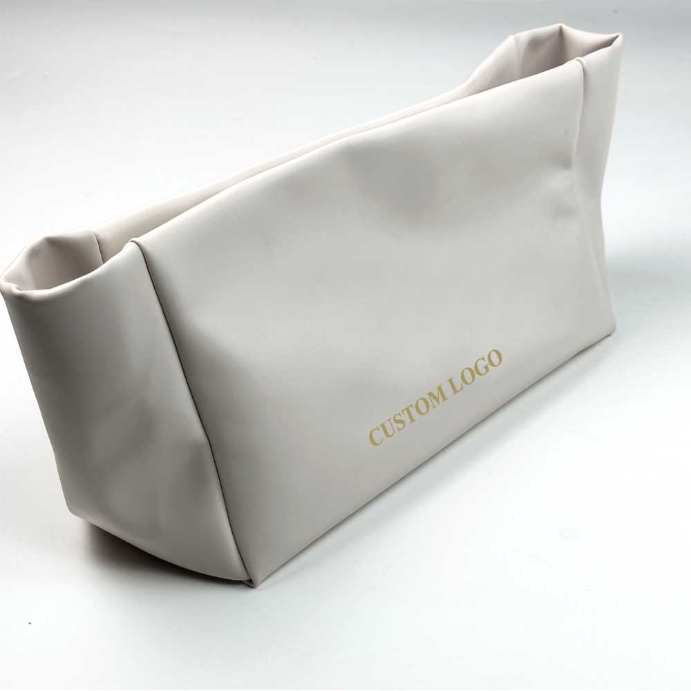OEM Factory New Makeup Skincare Storage Bag Travel Waterproof Leather Easy Clean Cosmetic Beauty Bag Custom Logo