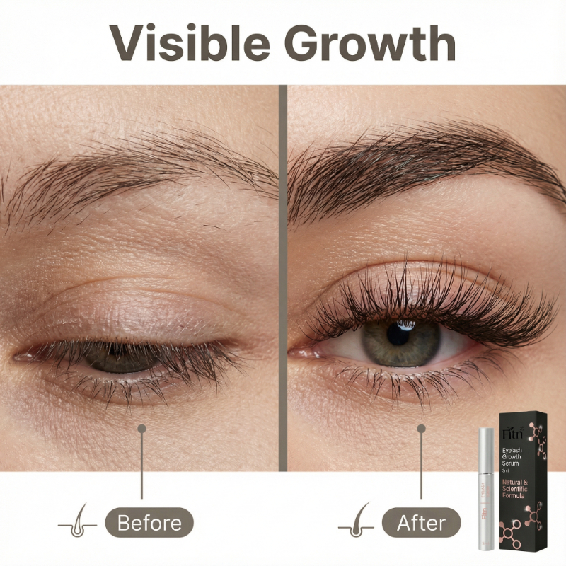 Eyelash Growth Serum Rapid Lash 21 Days Result Advanced Peptide Nutritious Liquid Professional Salon Natural Vegan Private Label