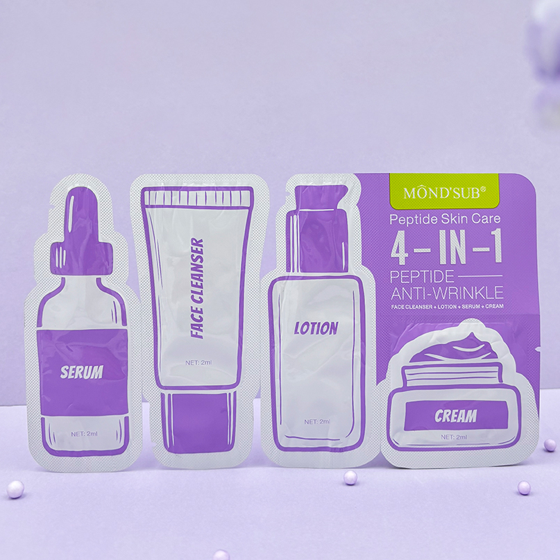 Private Label 4-in-1 Firming Peptides Brightening Moisturizing Whitening Anti-Aging Facial &amp; Body Hand Foot Travel Skin Care Set