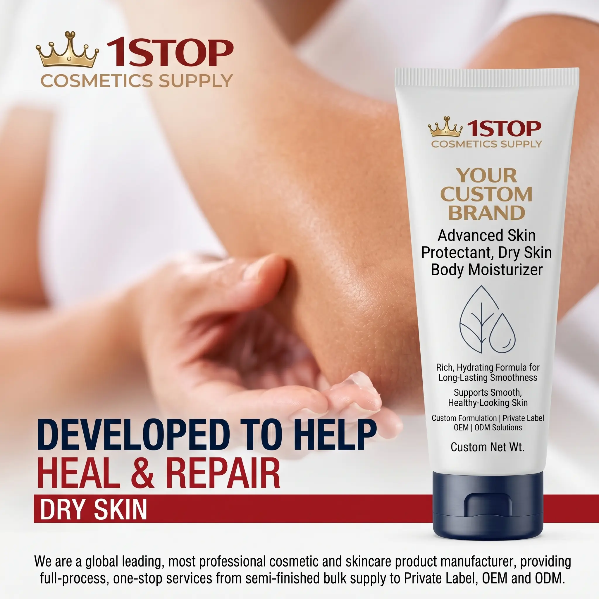 Neuropathy Cream & Body Butter Vegan Anti-Fine Lines Deeply Moisturizing All Skin Types Bulk Skincare Custom Formulation