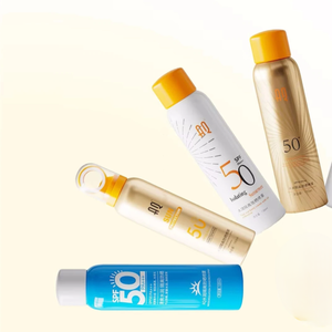 Private Label Non-Greasy SPF 50 Natural Organic Sunblock Moisturizer Vegan Mineral Sunscreen Spray