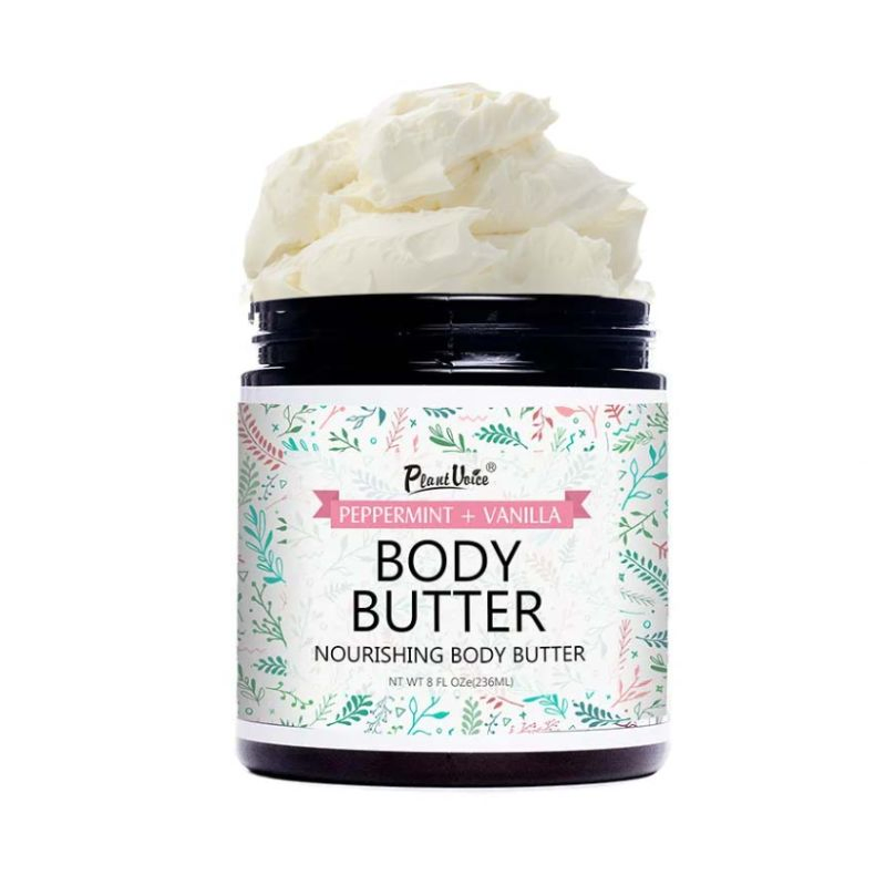 Hydrating Organic Shea and Cocoa Formula Nourishing Skincare Cream for Dry Skin Body Butter