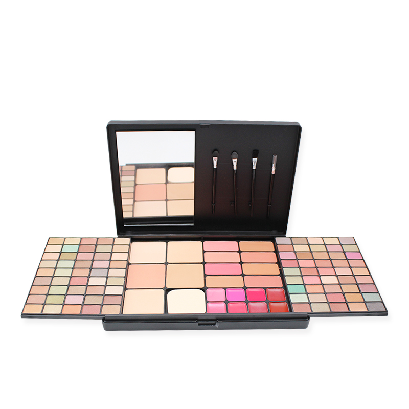 ODM Cosmetic Kits Private Label Blush Lipstick Nude Shimmer Matte Eye Shadow Makeup Palette Sets