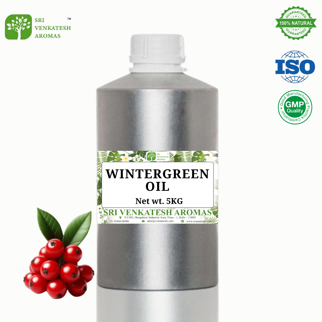 1 KG Bulk 100% Pure Wintergreen Essential Oil Top Grade Steam Distilled Private Label Manufacturer Supplier Exporter Wholesaler