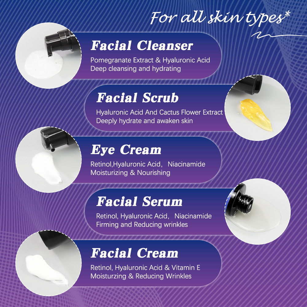 Private Label Moisturizing Man Oem Beauty Products Anti Aging Skin Care Set extra Whitening Skincare Sets
