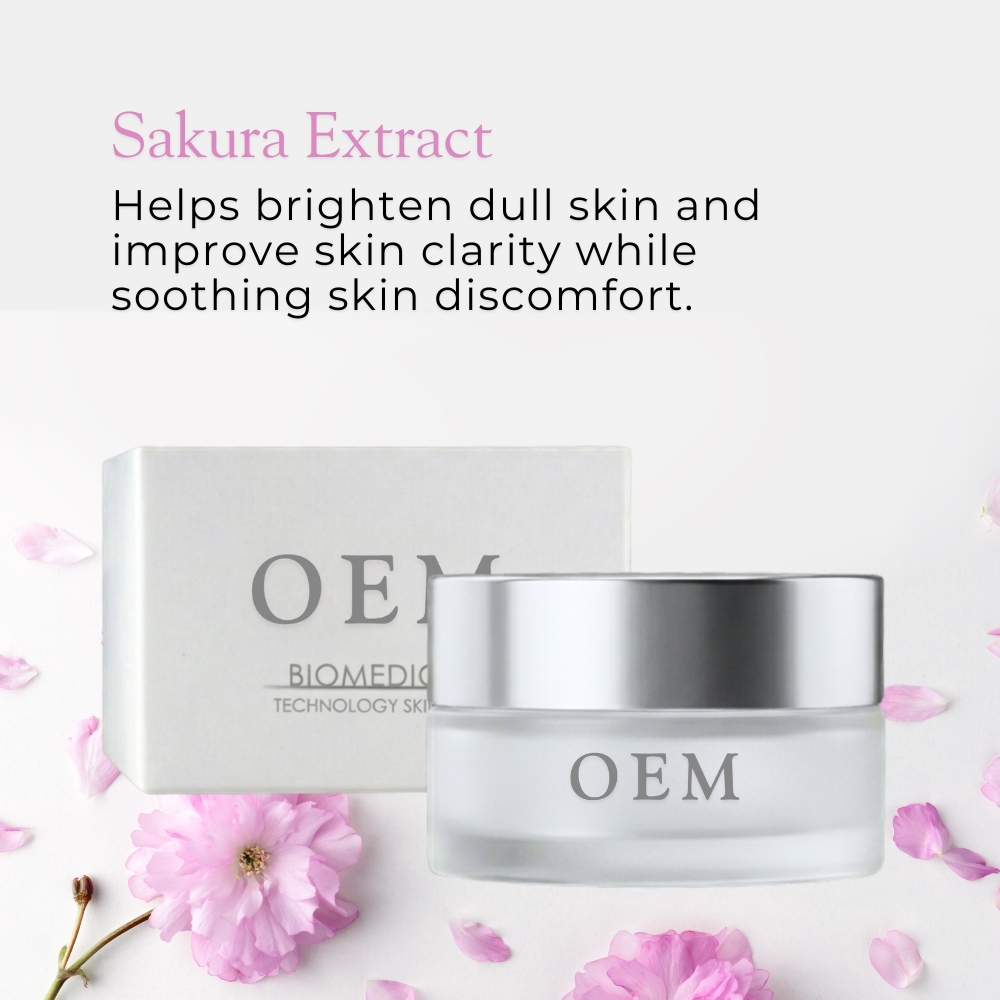 Brightening Moisturizer with Botanical Oils OEM Manufacturer Taiwan Private Label Skincare Tranexamic Acid Whitening Cream