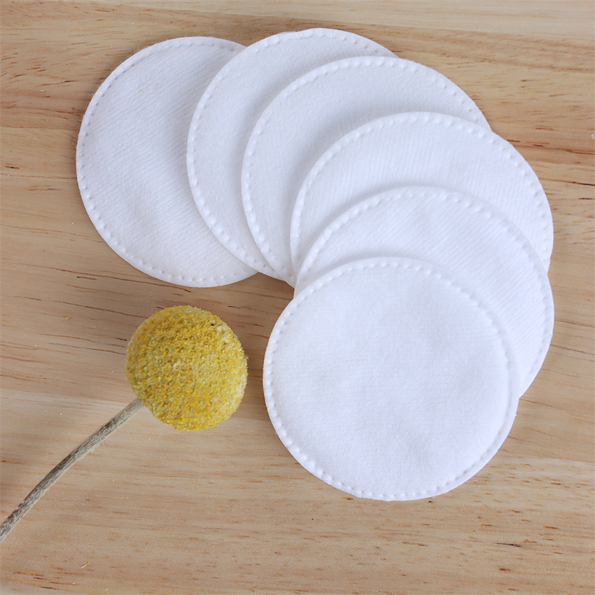 Custom Logo Cream Reusable Bamboo Makeup Remover Cotton Pads Eco-Friendly Facial Cleaning Cosmetic Make-Up Face Laundry Bag Free