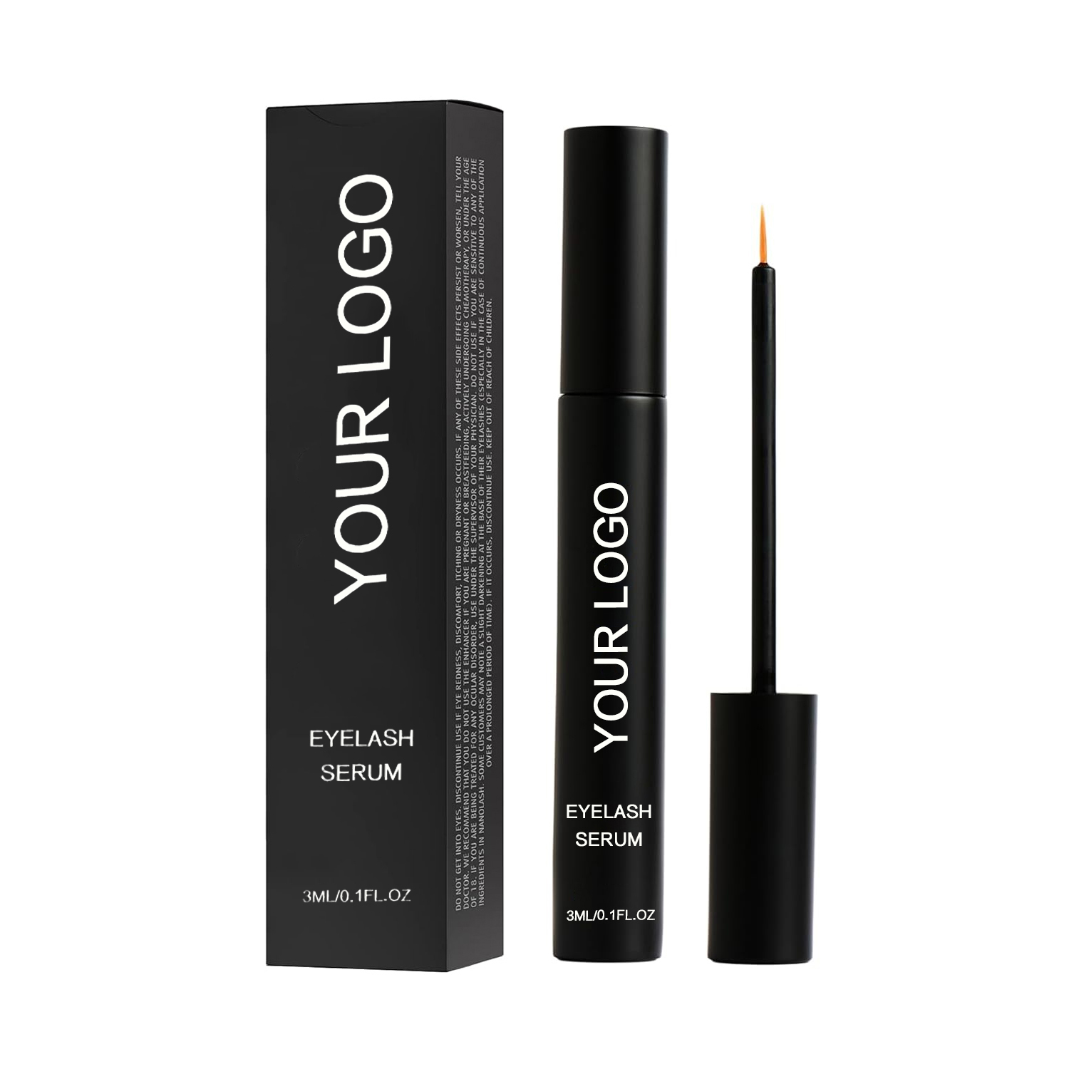 Vegan Organic No Oil Wimpern Serum 2 in 1 Private Label Charming Cosmetics Eyelash Enhancing Serum Growth Treatment